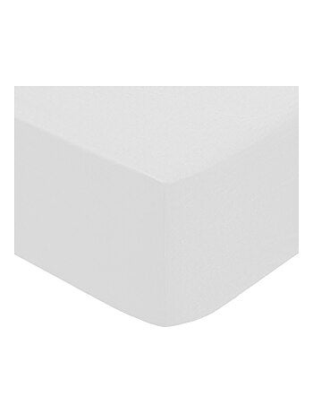 Drap housse percale de coton uni Harmonie