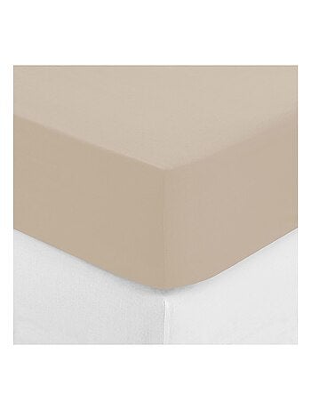 Drap housse percale de coton uni Harmonie