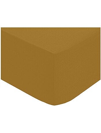 Drap housse percale de coton uni Harmonie