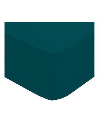 Drap housse percale de coton uni Harmonie