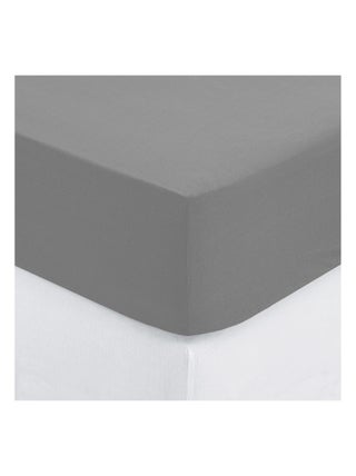 Drap housse percale de coton uni Harmonie