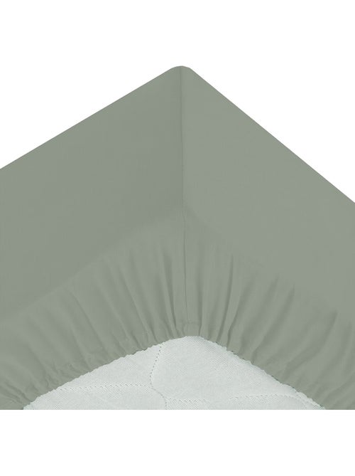 Drap housse percale de coton uni Harmonie - Kiabi Drap housse percale de coton uni Harmonie - Kiabi