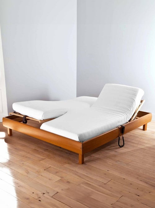 Drap housse percale double pour lit articulé - afibel - Kiabi
