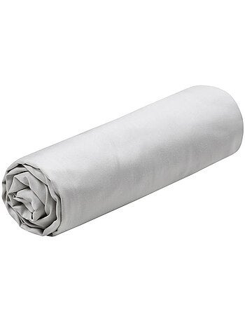 Drap housse percale en coton nuage
