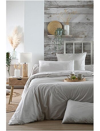 Drap housse percale en coton nuage
