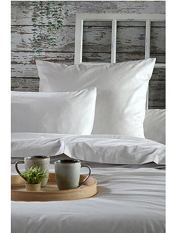 Drap housse percale en coton nuage