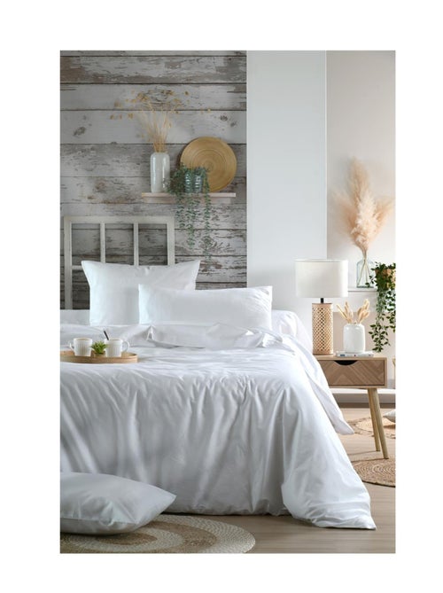 Drap housse percale en coton Nuage - Kiabi Drap housse percale en coton Nuage - Kiabi