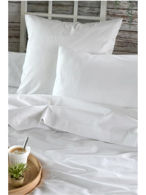Drap housse percale en coton Nuage - Kiabi
