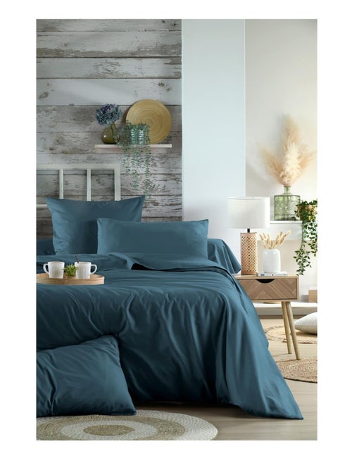 Drap housse percale en coton Nuage - Kiabi Drap housse percale en coton Nuage - Kiabi
