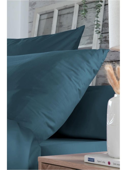 Drap housse percale en coton Nuage - Kiabi