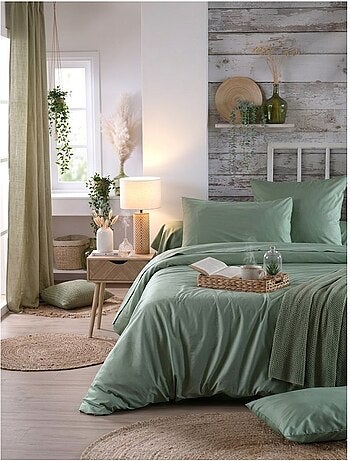 Drap housse percale en coton Nuage