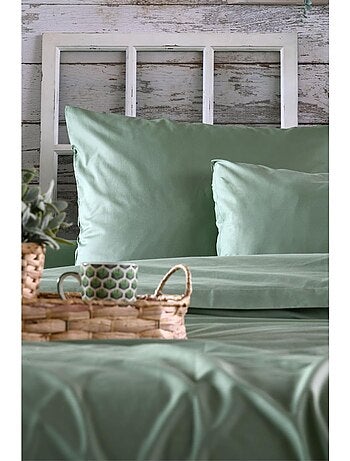 Drap housse percale en coton Nuage