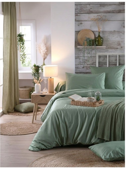 Drap housse percale en coton Nuage - Kiabi