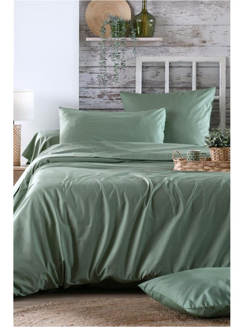 Drap housse percale en coton Nuage - Kiabi