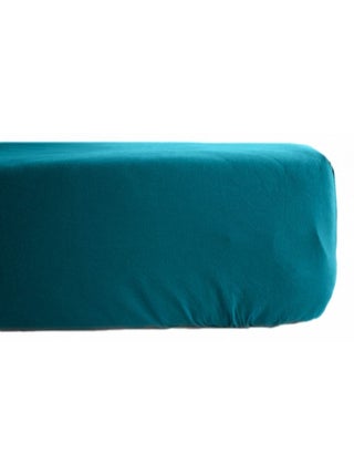 Drap housse percale pur coton peigné longues fibres 80 fils/cm² avec bonnet de 35 cm Vent du sud - P