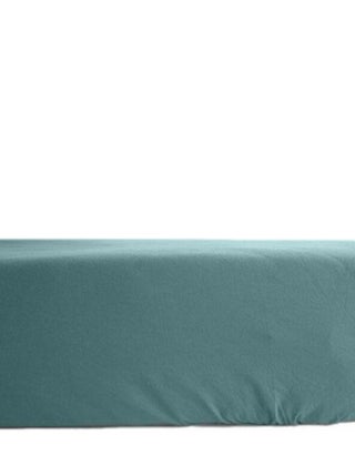 Drap housse percale pur coton peigné longues fibres 80 fils/cm² avec bonnet de 35 cm Vent du sud