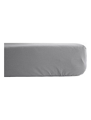 Drap housse percale pur coton peigné longues fibres 80 fils/cm² avec bonnet de 35 cm Vent du sud