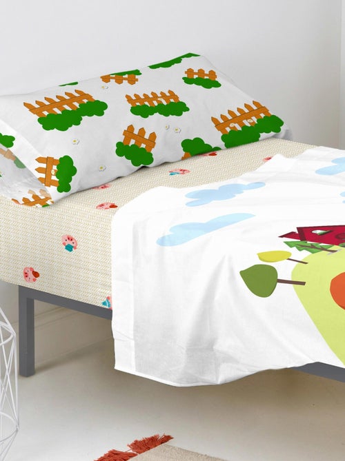 Drap-housse Piggys "Happyfriday" - Kiabi Drap-housse Piggys "Happyfriday" - Kiabi