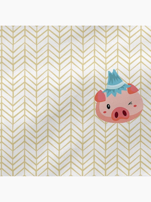 Drap-housse Piggys "Happyfriday" - Kiabi