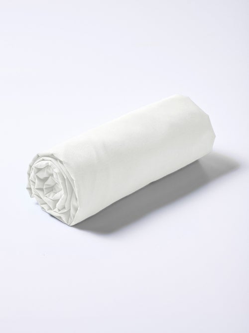 Drap-housse polycoton uni - Kiabi