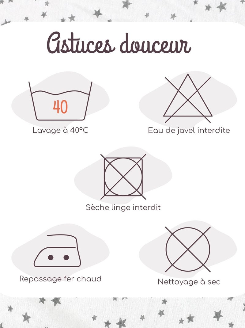 Drap Housse Pour Bébé Blanc - Kiabi