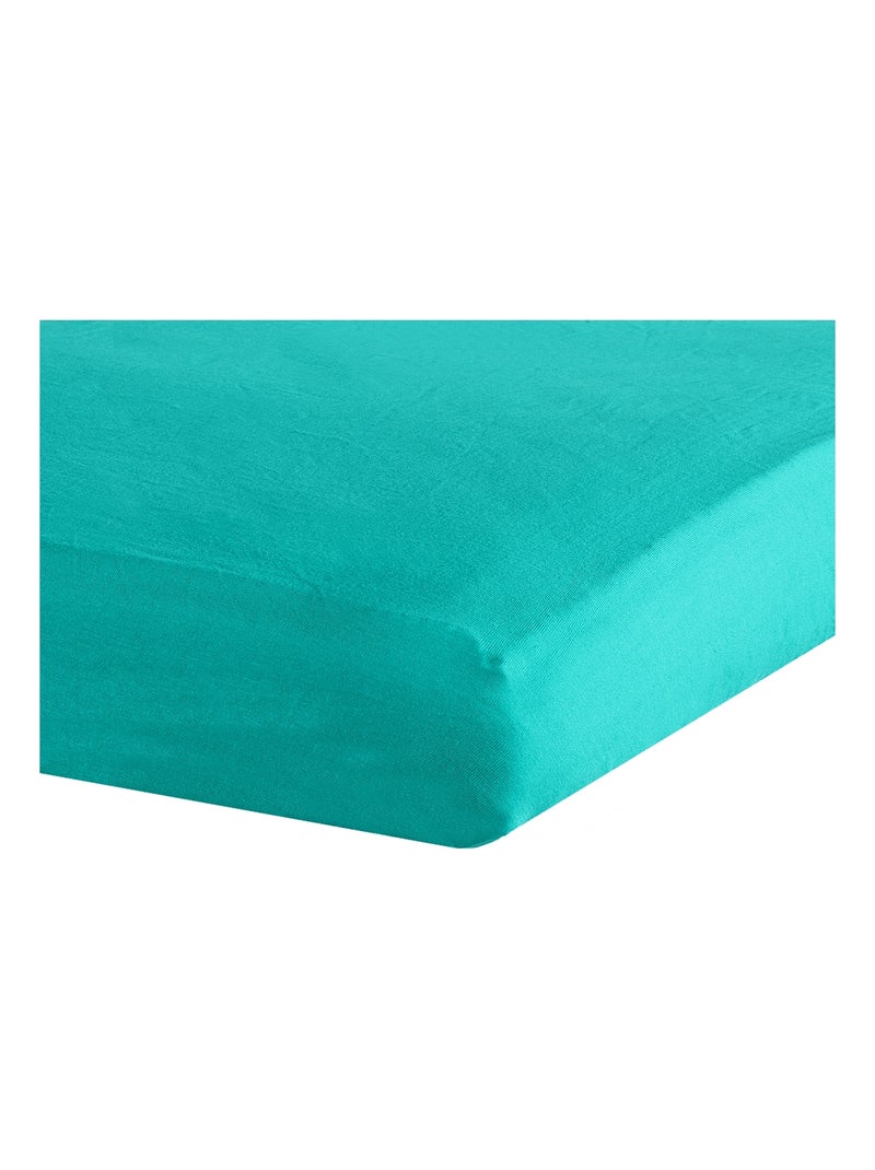 Drap housse pour berceau bébé Bleu turquoise - Kiabi