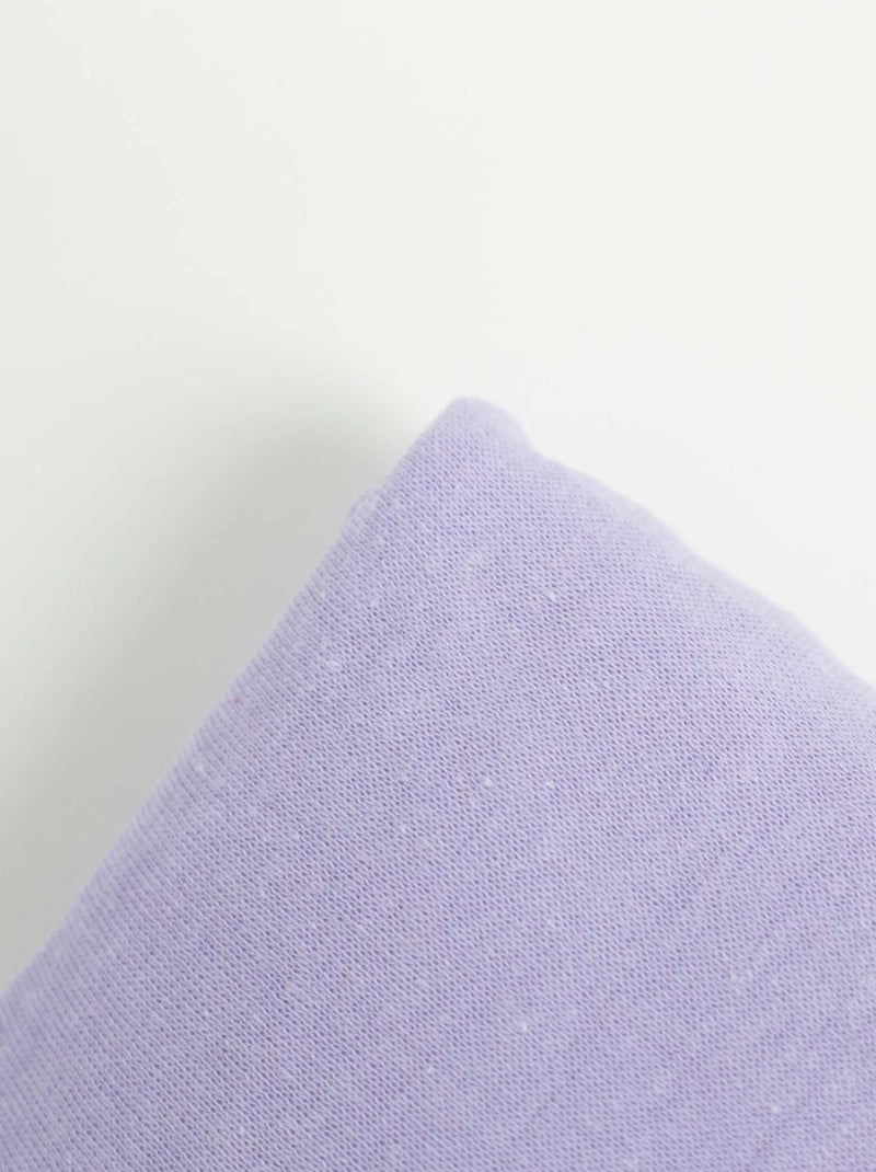 Drap Housse Pour Berceau Bébé Mauve - Kiabi