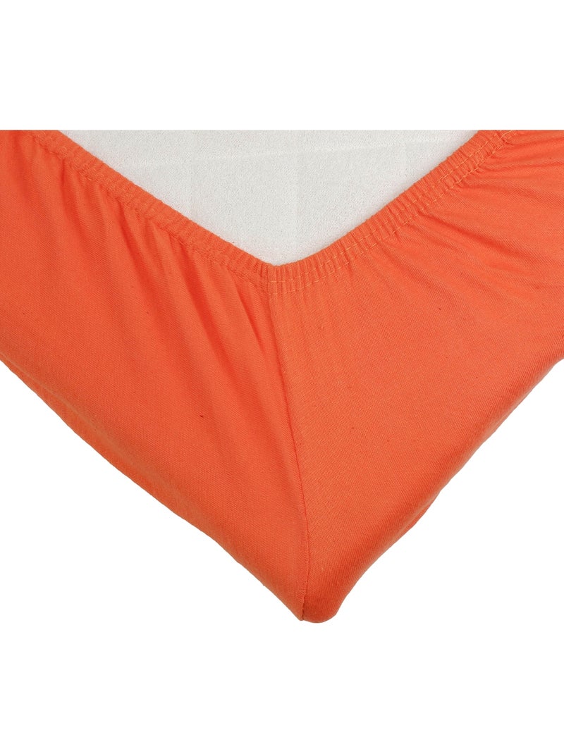 Drap housse pour berceau bébé Orange - Kiabi