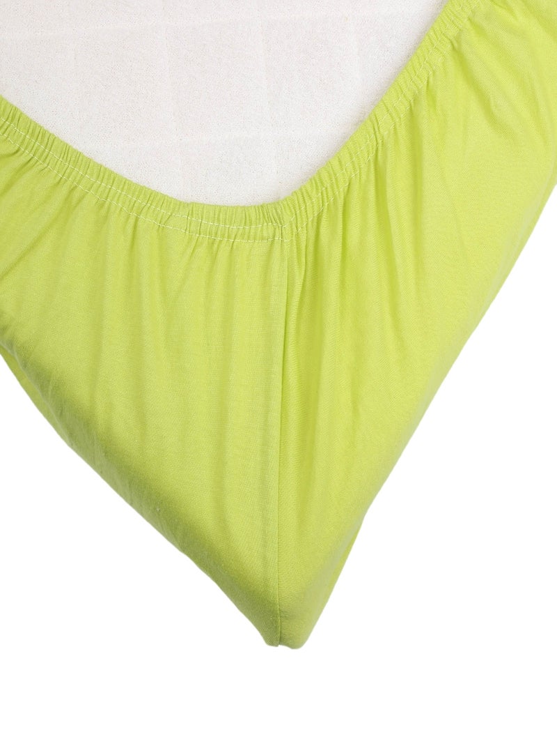 Drap housse pour berceau bébé Vert anis - Kiabi