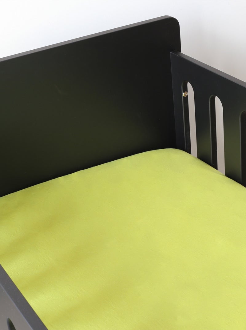 Drap Housse Pour Berceau Bébé Vert anis - Kiabi