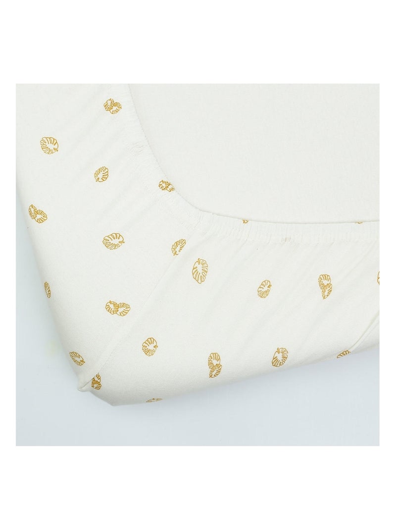 Drap Housse Pour Lit De Bébé Ecru - Kiabi