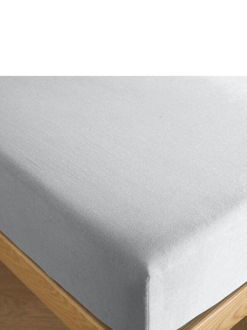 Drap housse "Prémium" - Couleur Nuage - Kiabi