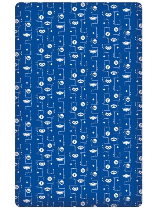Drap Housse Pyjamasques Bleu avec motifs 90x200 cm - Kiabi