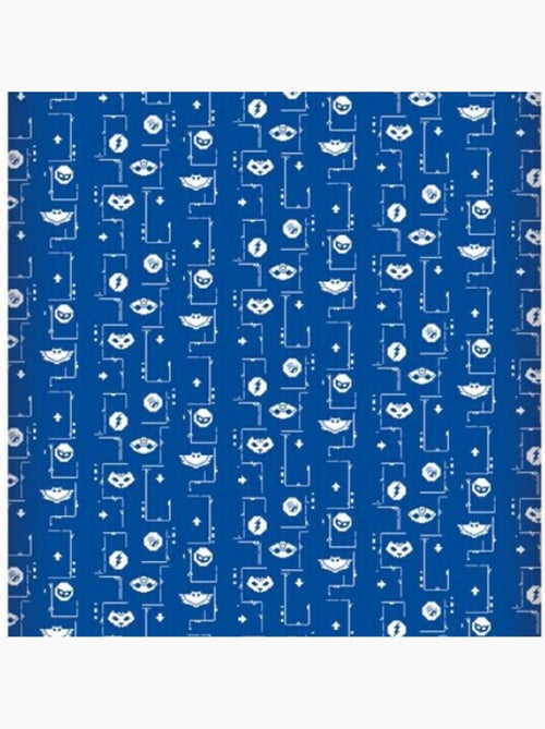 Drap Housse Pyjamasques Bleu avec motifs 90x200 cm - Kiabi
