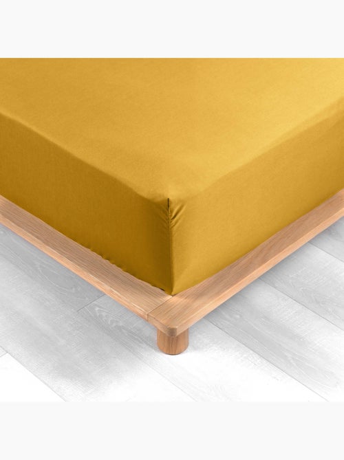Drap housse qualité hôtel + 2 taies en percale 78 fils - Kiabi Drap housse qualité hôtel + 2 taies en percale 78 fils - Kiabi