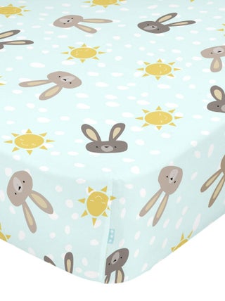 Drap-housse Rabbit family "Happyfriday"