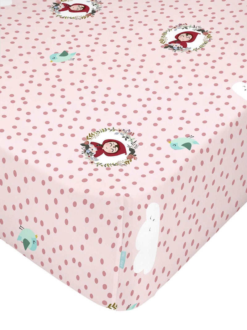 Drap-housse Red riding hood "Happyfriday" Multicolore - Kiabi