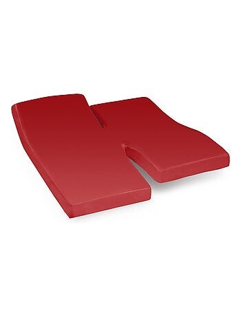 Drap housse relaxation uni coton ALTO - TPR Tête et pied relevable