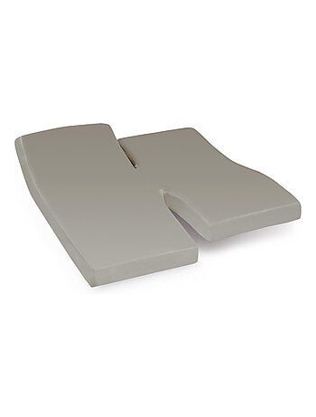 Drap housse relaxation uni coton ALTO - TPR Tête et pied relevable