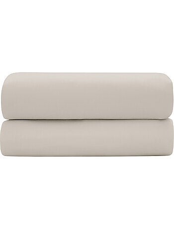 Drap-housse – Satin de coton 120 fils/cm² – Bonnet 30 cm