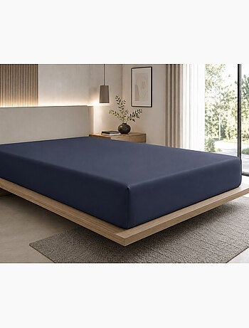 Drap-housse – satin de coton 120 fils/cm² – bonnet 30 cm