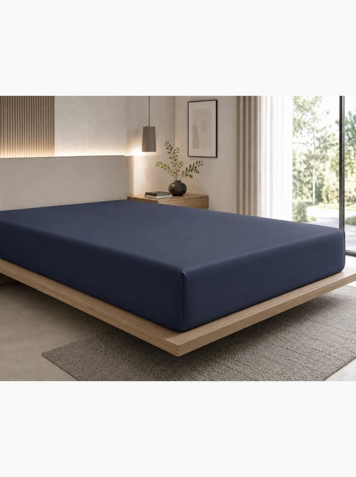 Drap-housse – satin de coton 120 fils/cm² – bonnet 30 cm - Kiabi Drap-housse – satin de coton 120 fils/cm² – bonnet 30 cm - Kiabi