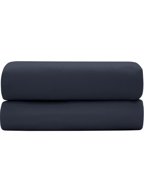 Drap-housse – Satin de coton 120 fils/cm² – Bonnet 30 cm - Kiabi
