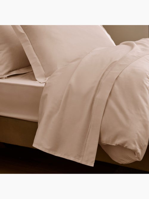 Drap-housse – Satin de coton 120 fils/cm² – Bonnet 30 cm - Kiabi