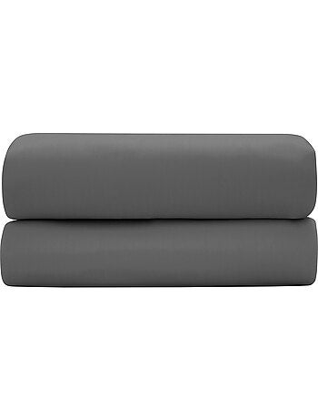 Drap-housse – Satin de coton 120 fils/cm² – Bonnet 30 cm
