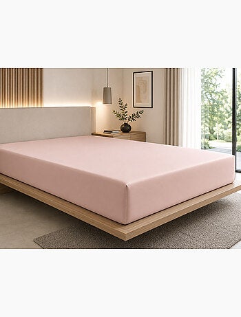 Drap-housse – Satin de coton 120 fils/cm² – Bonnet 30 cm