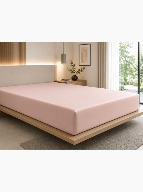 Drap-housse – Satin de coton 120 fils/cm² – Bonnet 30 cm - Kiabi Drap-housse – Satin de coton 120 fils/cm² – Bonnet 30 cm - Kiabi