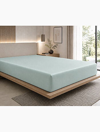Drap-housse – satin de coton 120 fils/cm² – bonnet 30 cm