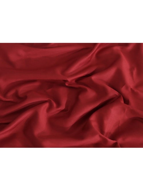 Drap housse satin de coton bordeaux - Kiabi Drap housse satin de coton bordeaux - Kiabi