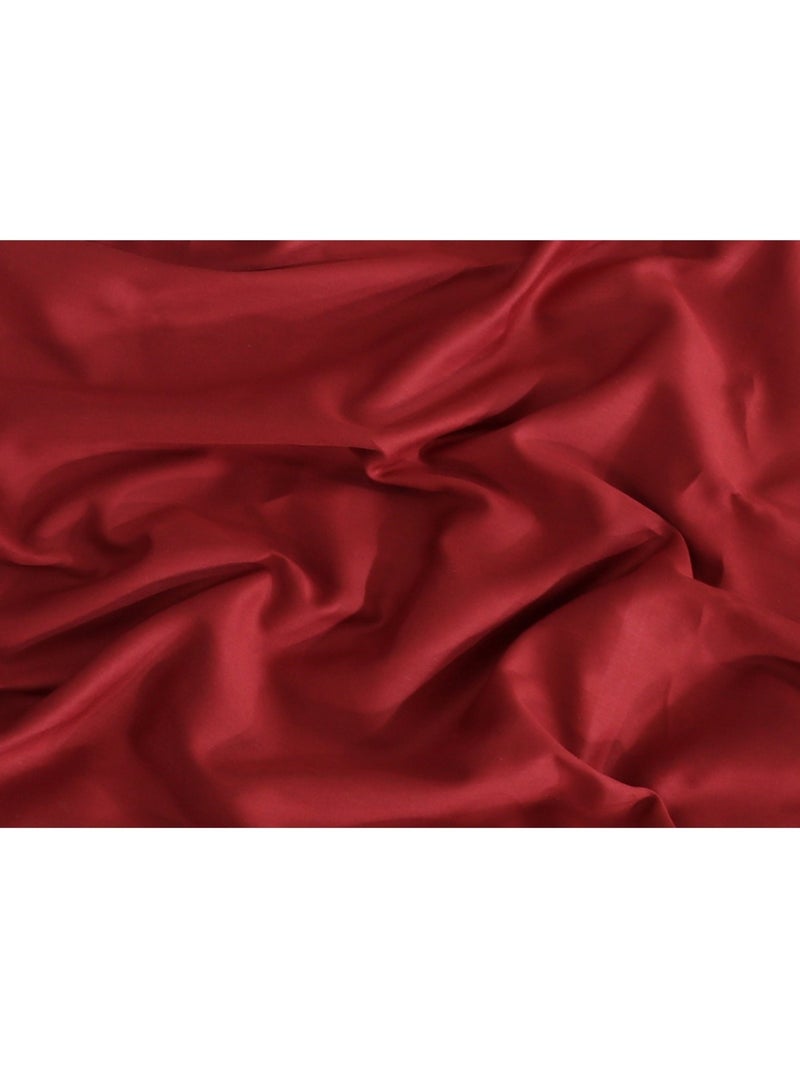 Drap housse satin de coton bordeaux Bordeaux - Kiabi